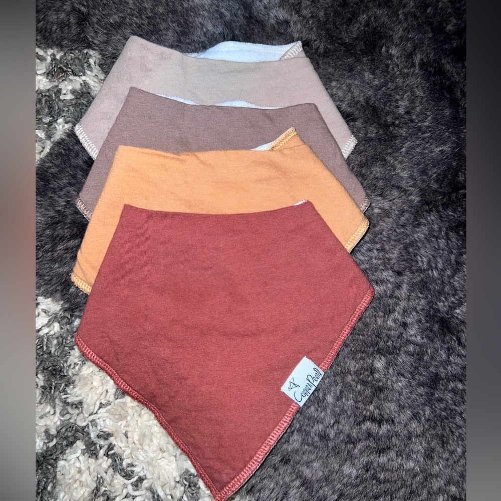 Copper Pearl bibs